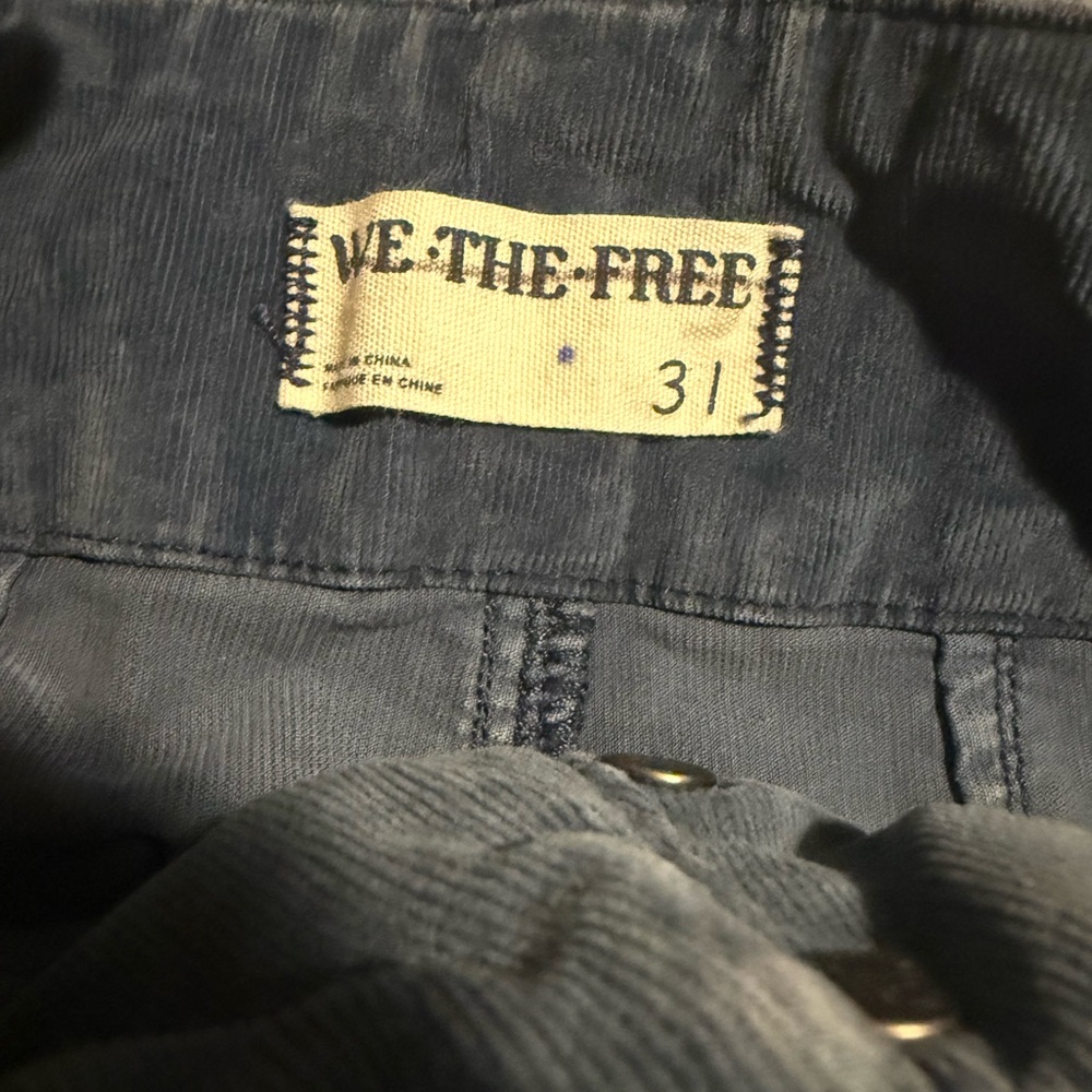 We The Free Navy Corduroy Trousers